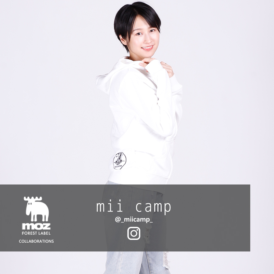 mii camp × moz FOREST LABEL コラボZIPパーカー