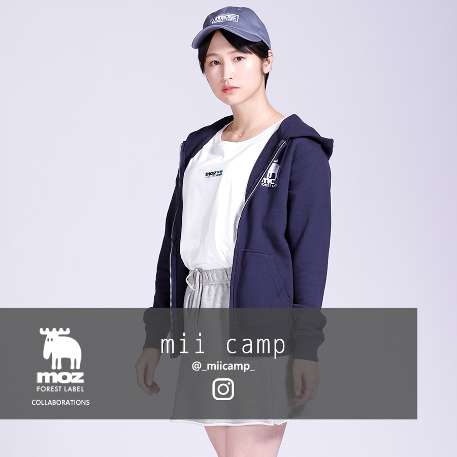mii camp × moz FOREST LABEL コラボキャップ