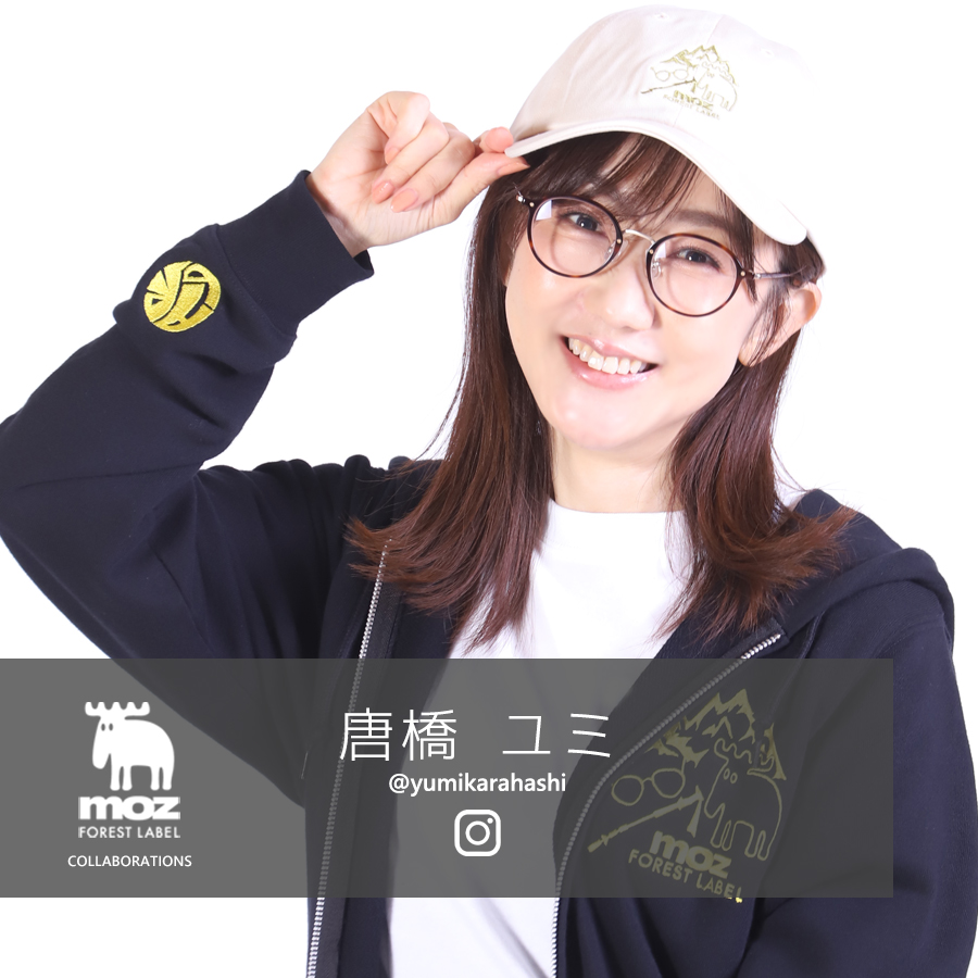 唐橋ユミ × moz FOREST LABEL コラボキャップ