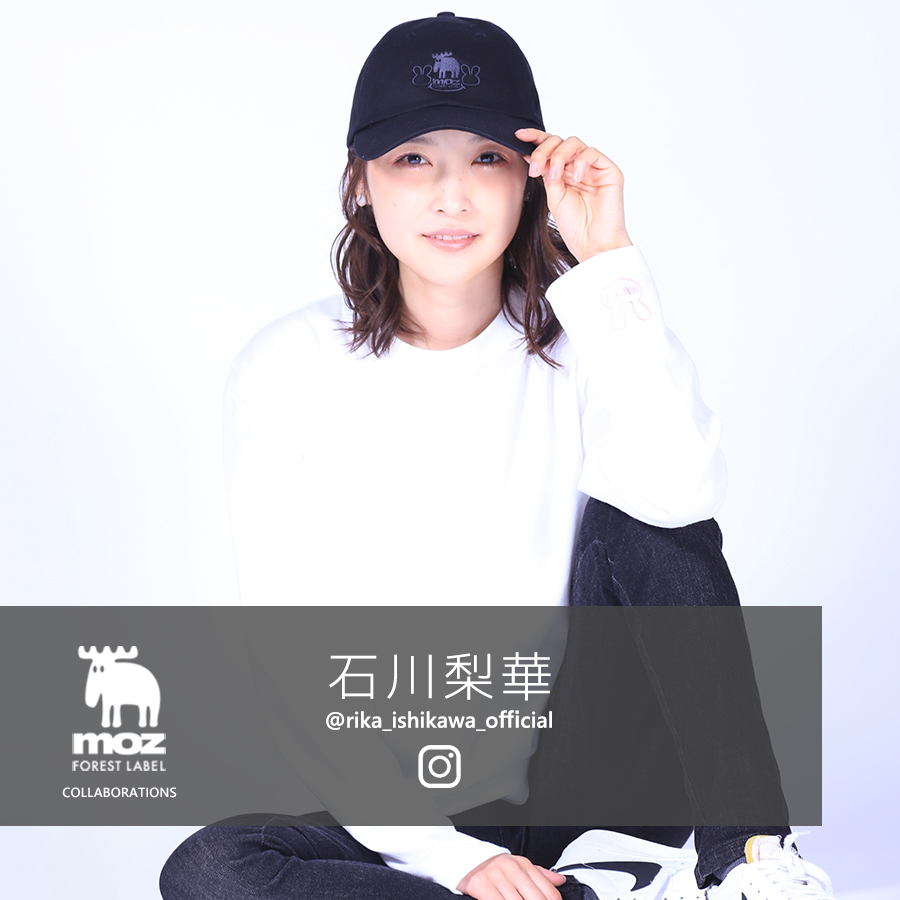 石川梨華×moz FOREST LABEL コラボキャップ