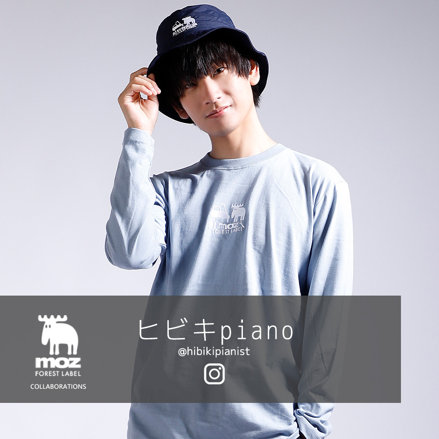 ヒビキpiano ×moz FOREST LABEL コラボバケットハット