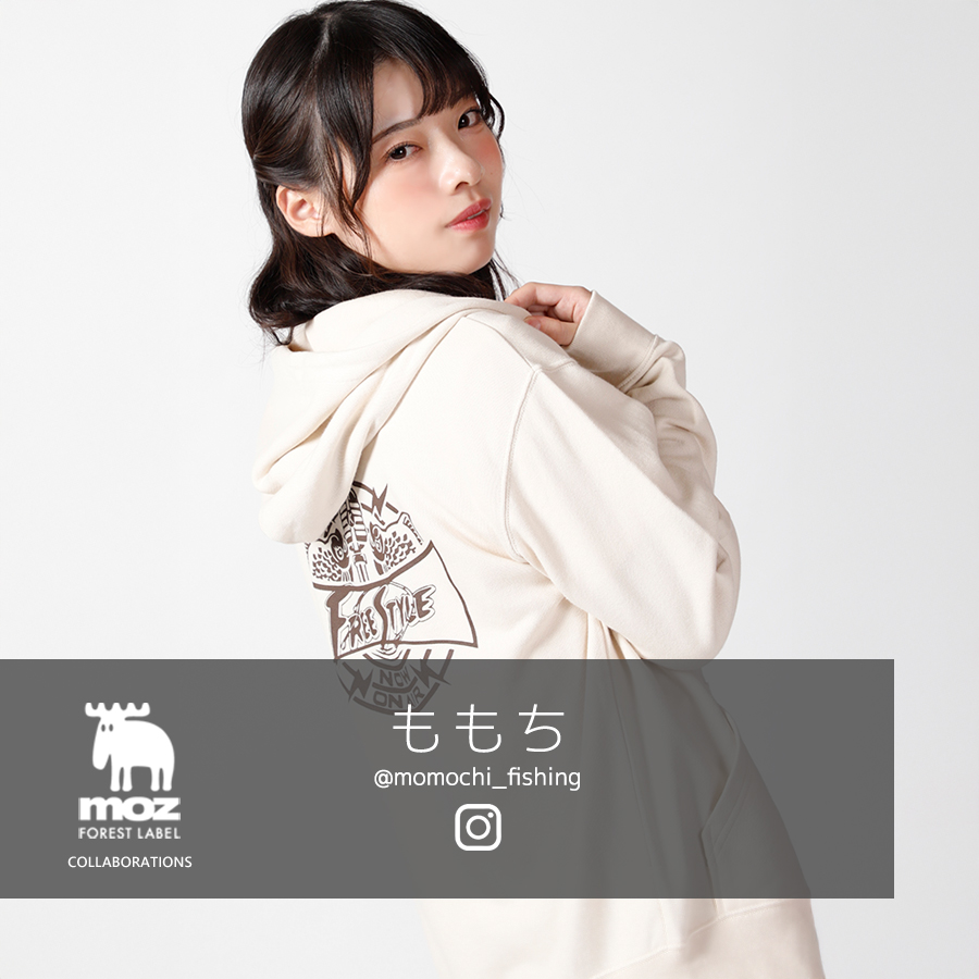 ももち×moz FOREST LABEL コラボ第2弾 ZIPパーカー