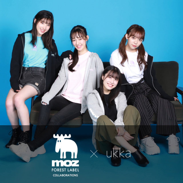 ukka×moz FOREST LABEL コラボ半袖Tシャツ