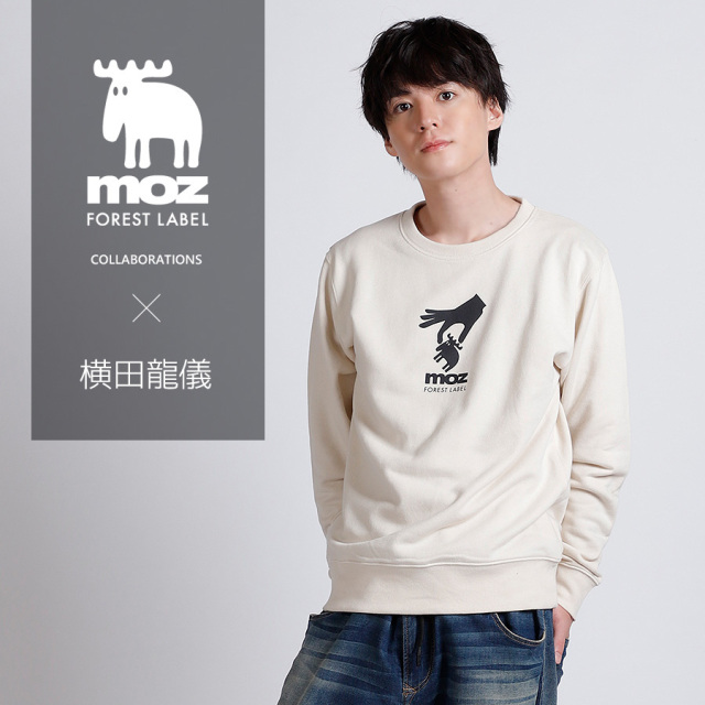 横田龍儀×moz FOREST LABEL コラボ第2弾！ トレーナー
