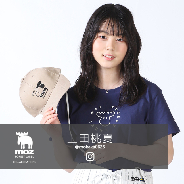 上田桃夏×moz FOREST LABEL コラボキャップ
