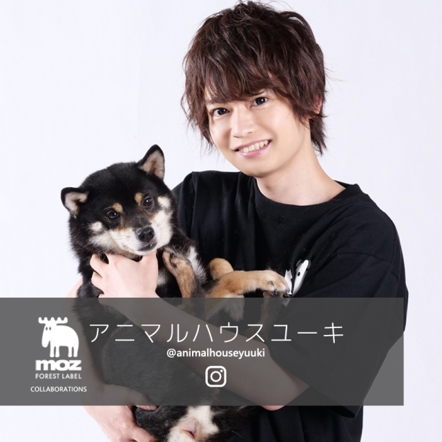 アニマルハウスユーキ ×moz FOREST LABEL コラボ半袖Tシャツ