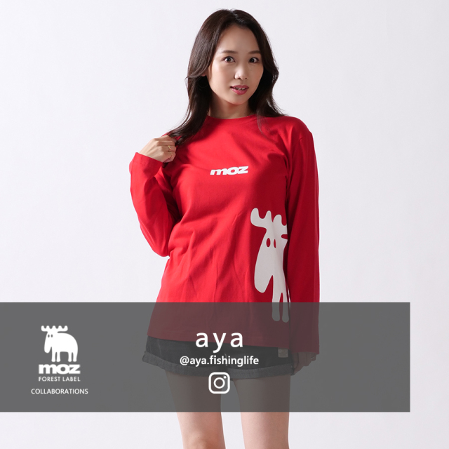 aya×moz FOREST LABEL コラボ長袖Tシャツ