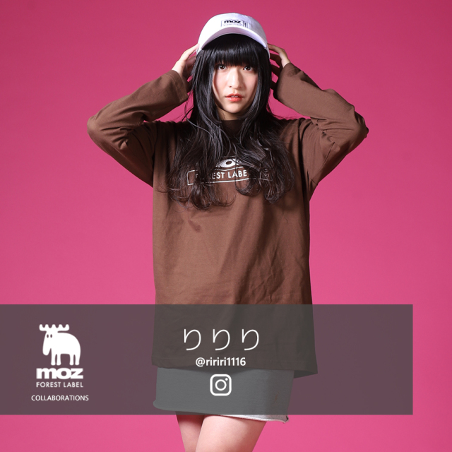りりり×moz FOREST LABEL コラボキャップ