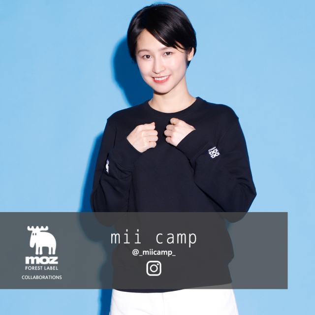 mii camp × moz FOREST LABEL コラボトレーナー