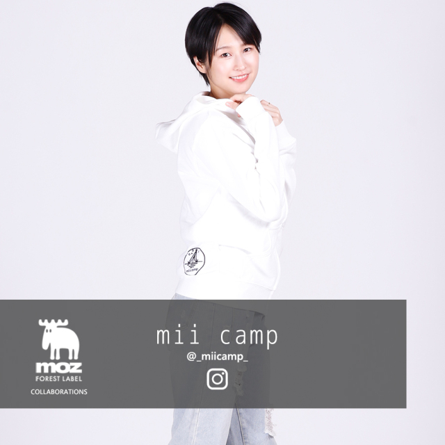 mii camp × moz FOREST LABEL コラボZIPパーカー