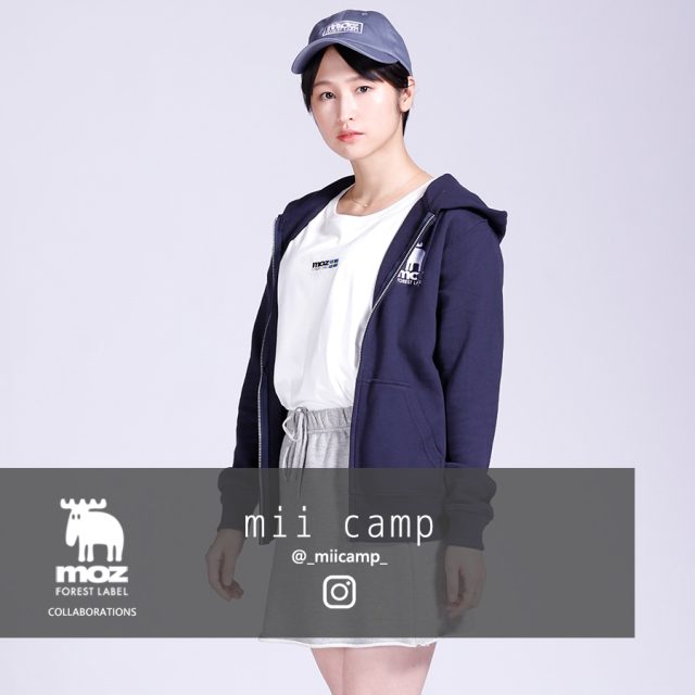 mii camp × moz FOREST LABEL コラボキャップ
