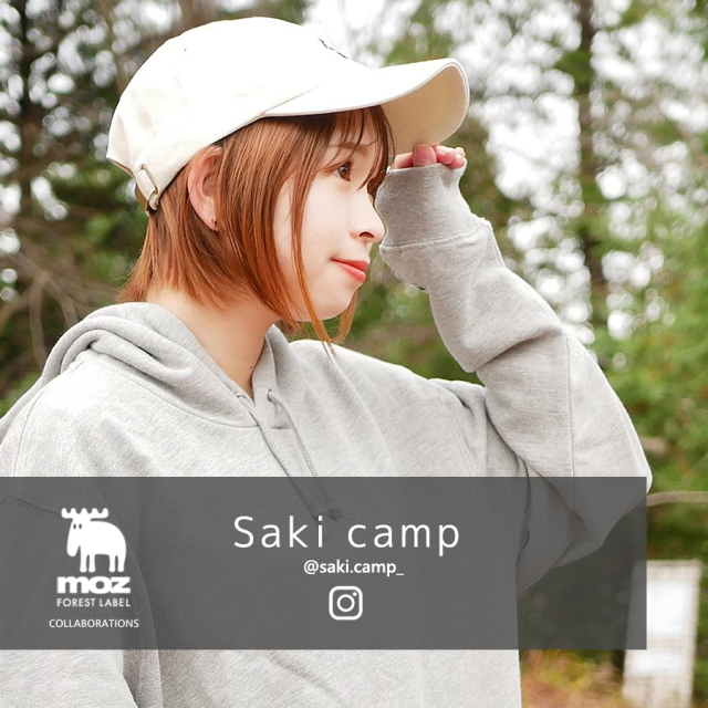 Saki camp×moz FOREST LABEL コラボキャップ