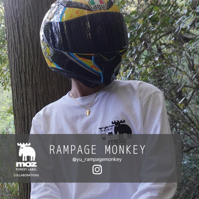 RAMPAGE MONKEY×moz FOREST LABEL コラボネックレス