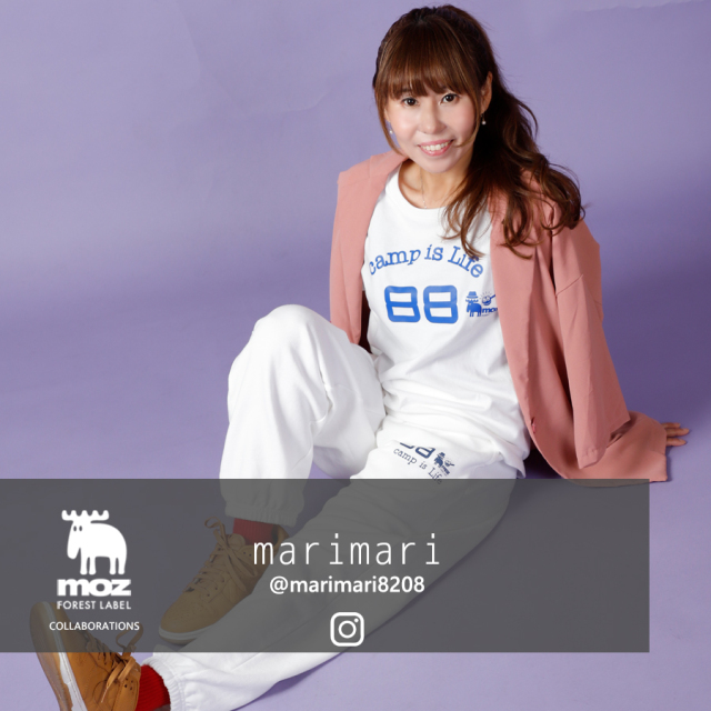 marimari × moz FOREST LABEL コラボスウェットパンツ　