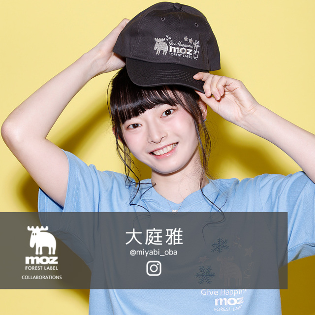 大庭雅×moz FOREST LABEL コラボキャップ
