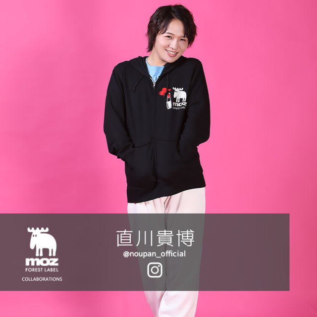 バベル・パーカー★MGAムビチケアクリルフレームこちらはおまけです。XL 直川貴博 ×moz FOREST LABEL コラボZIPパーカー