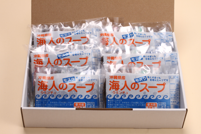 もずくスープ七味入セット(18食入) もずくスープ七味入セット(18食入)
