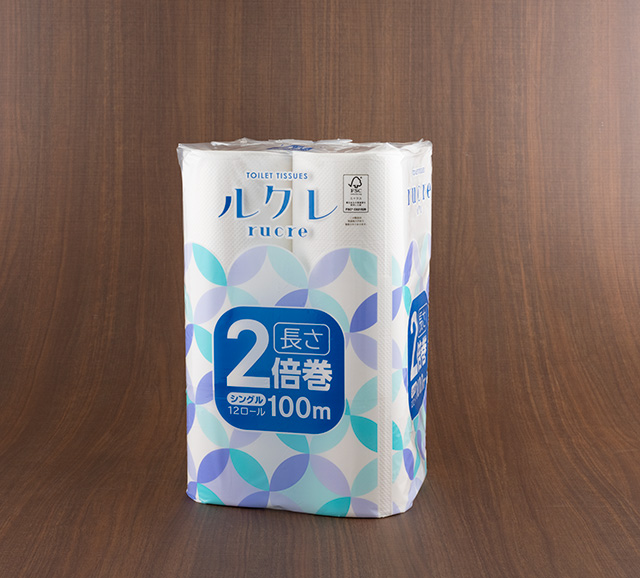 【ケース販売】ＮルクレFSC&reg;認証12Rシングル100ｍ×6パック