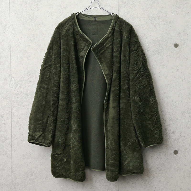 実物 新品 デッドストック フランス軍 M-64パーカーコート用 ボアライナー
