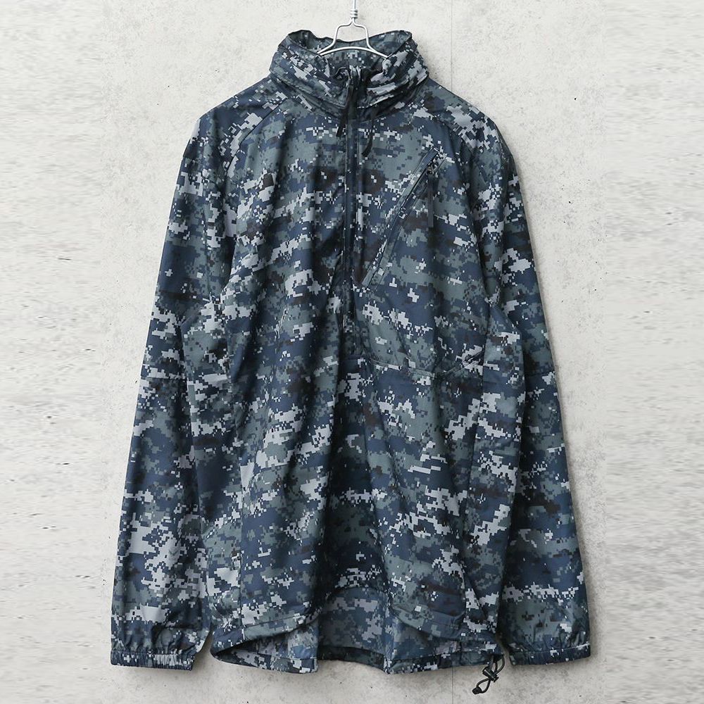 実物 新品 米軍 U.S.NAVY NWU TYPE-1 プルオーバーウィンドブレーカー