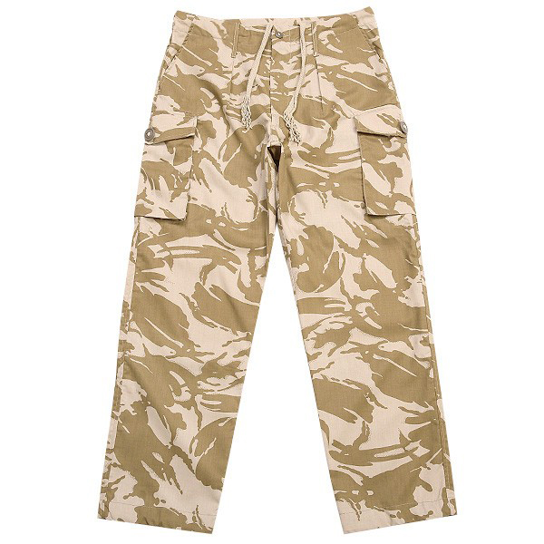 実物 新品 イギリス軍トロピカル コンバットパンツ デザートDPMカモ