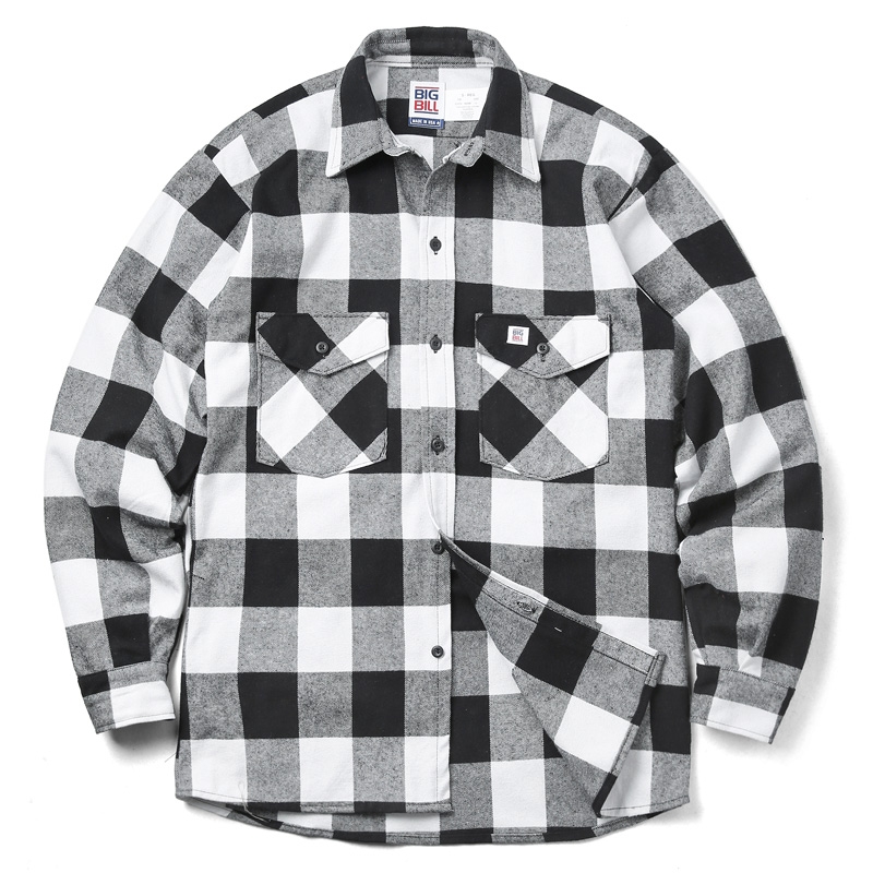BIG BILL 121 L/S 9oz Premium Brawny Flannel ヘビーウェイト ワークシャツ バッファローチェック MADE IN USA
