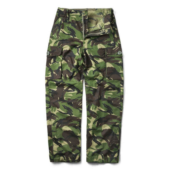 実物 新品 イギリス軍 WINDPROOF リップストップ コンバットパンツ DPM CAMO