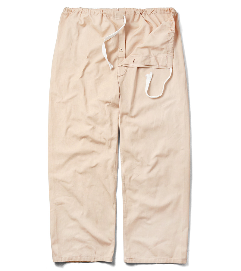 実物 新品 ギリシャ軍 コットン スリーピングパンツ