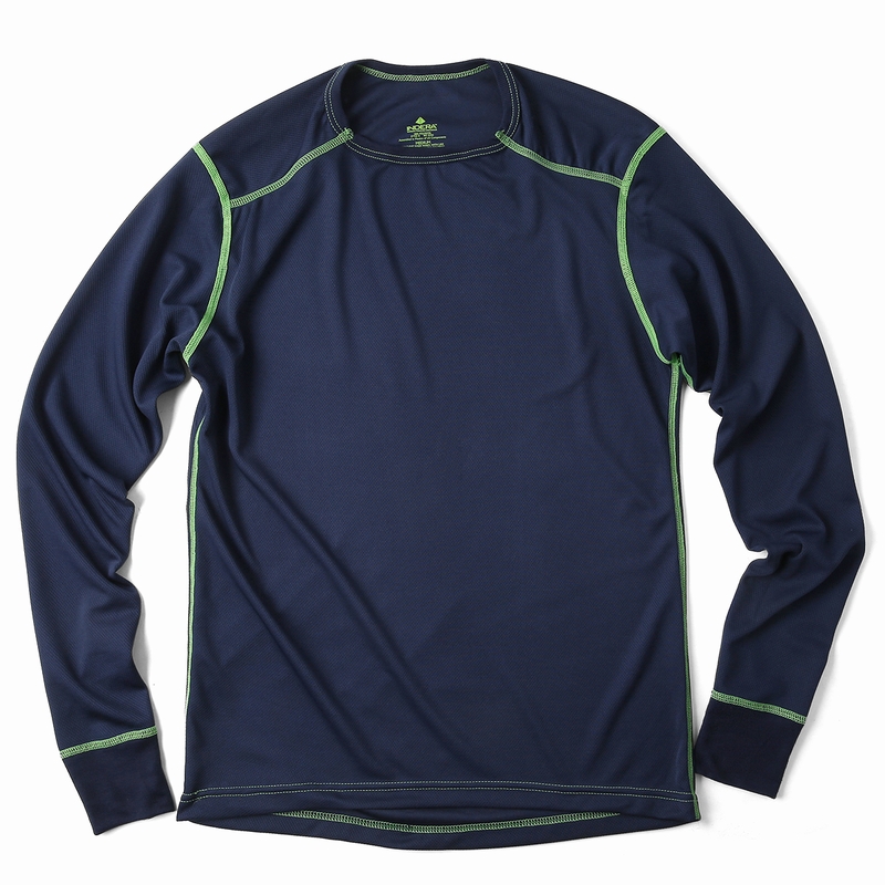 INDERA MILLS インデラミルズ 41LS メッシュニット パフォーマンス サーマル アンダーシャツ with Silvadur