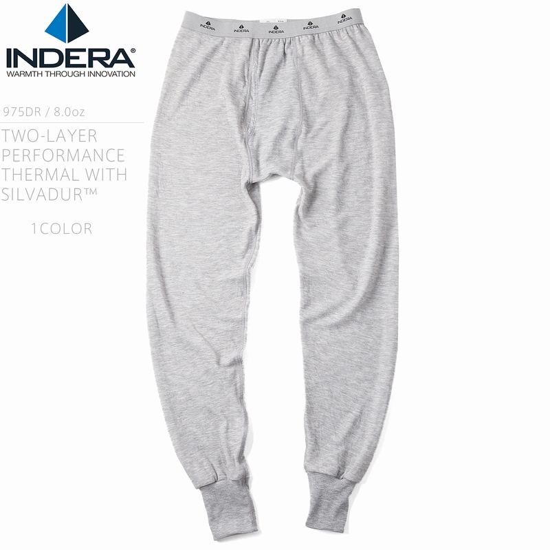 INDERA MILLS インデラミルズ 975DR 2レイヤー パフォーマンス サーマル アンダーパンツ with Silvadur