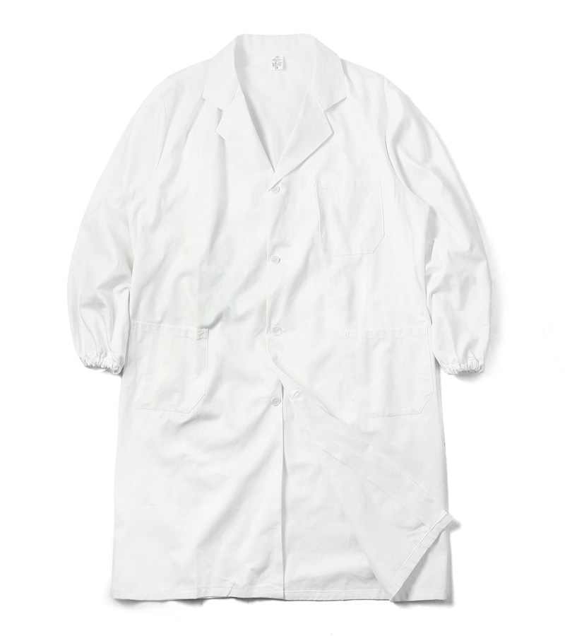 実物 新品 イタリア軍 コットンツイル ワークコート ホワイト【T】