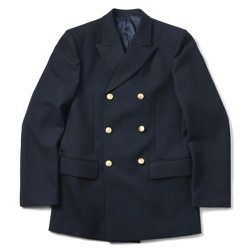 実物 新品 イタリア デッドストック ダブル ブレザー