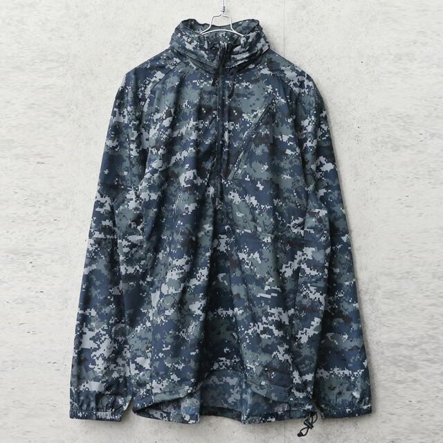 実物 新品 米軍 U.S.NAVY NWU TYPE-1 プルオーバーウィンドブレーカー