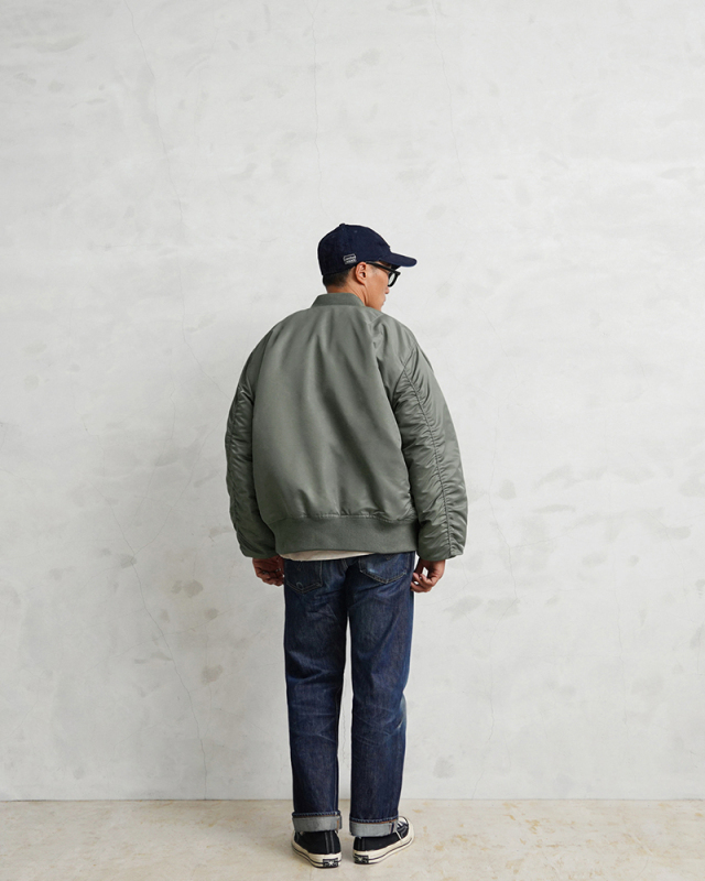 WAIPER.inc B-15D MOD フライトジャケット 36 セージ WAIPER.inc ワイパーインク 米軍 U.S.AIR FORCE B-15D MOD