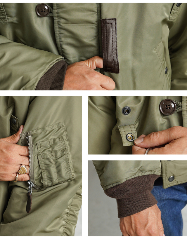 WAIPER.inc TYPE N-2 フライトジャケット 23wp75 [Custom model for