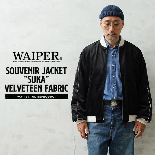 WAIPER.inc SOUVENIR JACKET / スーベニアジャケット ”Suka” Velveteen Fabric(別珍)【WP137】【T】