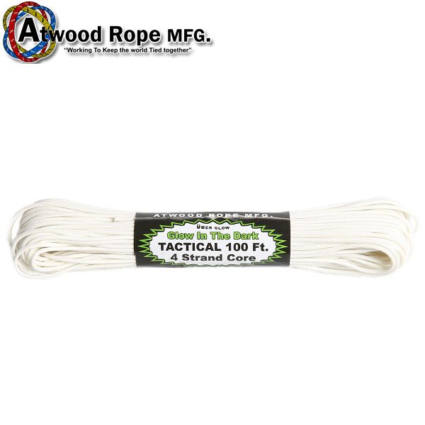 ATWOOD ROPE MFG. タクティカルコード 3/32X100FT UBER GLOW　（パラシュートコード）【T】