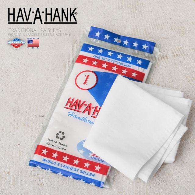 HAV-A-HANK ハバハンク 15”×15” HANDKERCHIEFS ハンカチ MADE IN USA【T】