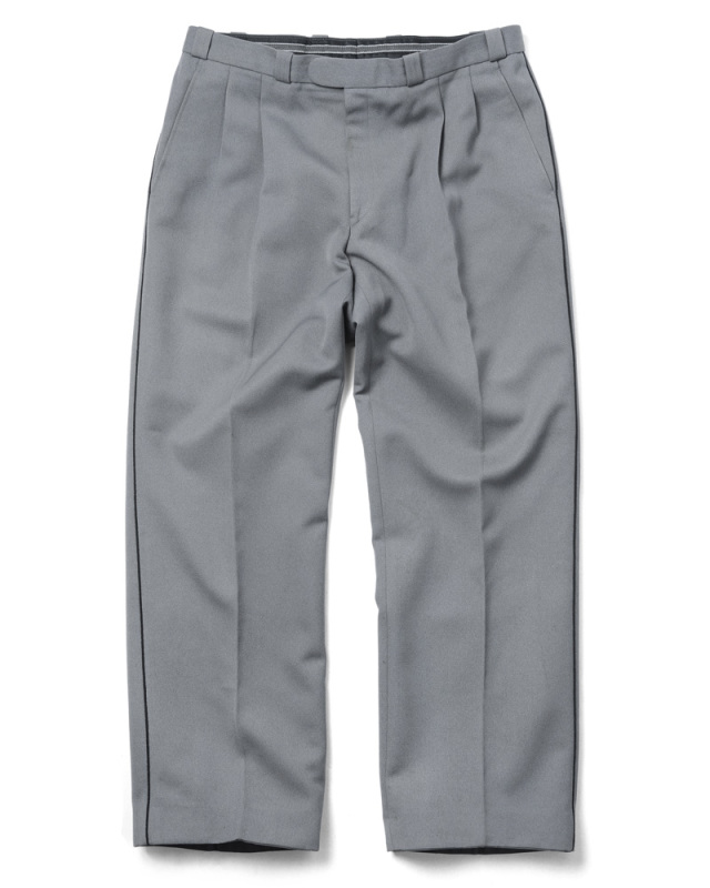 実物 スイス軍 M-72 SERVICE パンツ フロントジップ GREY USED