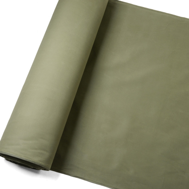 実物 新品 米軍 コットンサテン OD生地