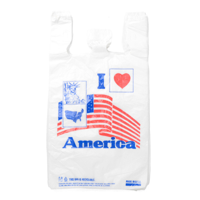 MADE IN USA 【I LOVE AMERICA】 ショッピングバッグ 50枚