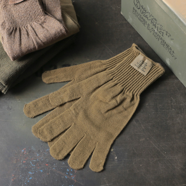 実物 新品 デッドストック 米軍 INSERT LIGHTWEIGHT グローブ BROWN #2