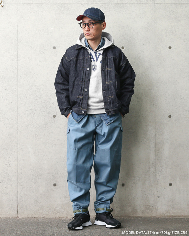 スウェーデン軍 Civilforsvar M59 カーゴパンツ ライトブルー