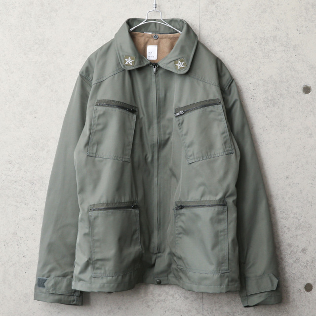 実物 新品 デッドストック イタリア軍 パラトルーパージャケット ライナー付き グレー