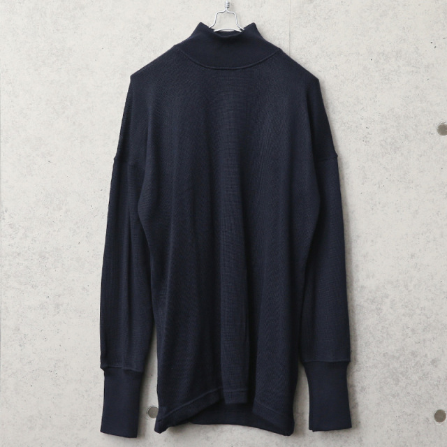 実物 新品 デッドストック イタリア海軍 モックネック ウールセーター