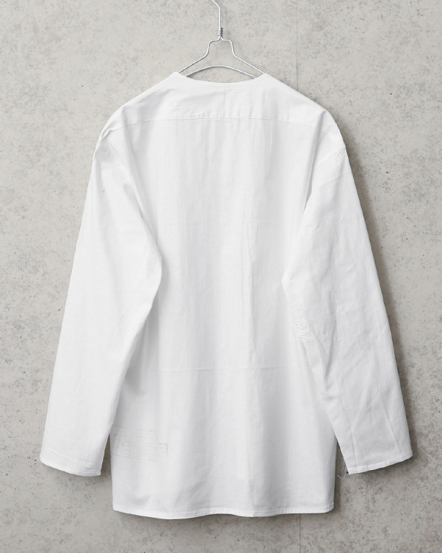 実物 新品 デッドストック ロシア軍 80s ヘンリーネック スリーピングシャツ wip_22030418_5.jpg