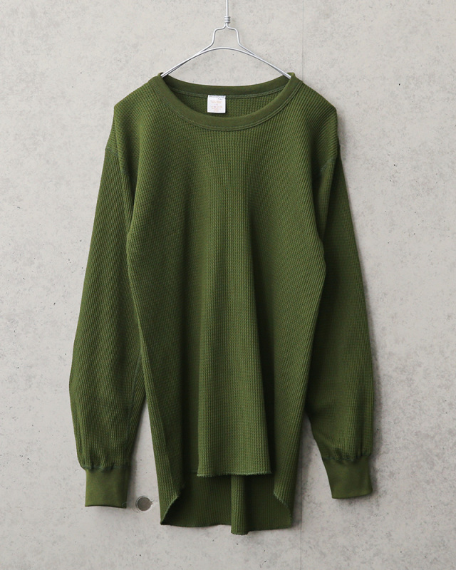 ミリタリー 卸売 仕入れ 問屋 実物 新品 カナダ軍 ARMY L/S ワッフル T
