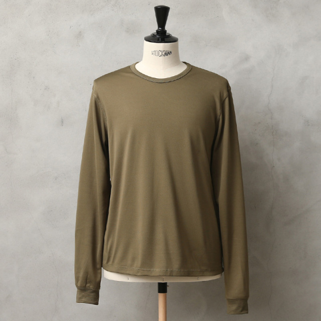 実物 USED イギリス軍 PCS アンダーシャツ LIGHT OLIVE