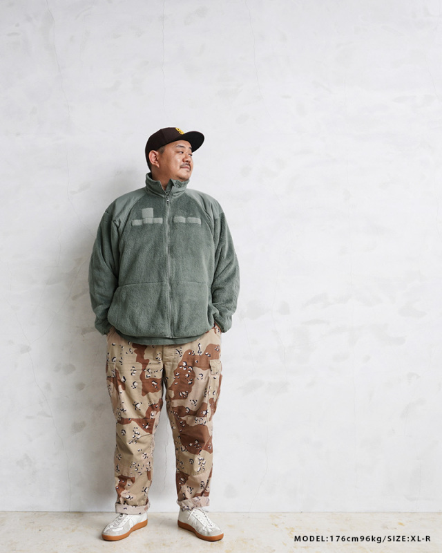 米軍放出 カムフラージュレインパンツ TROUSER ML 米軍放出品