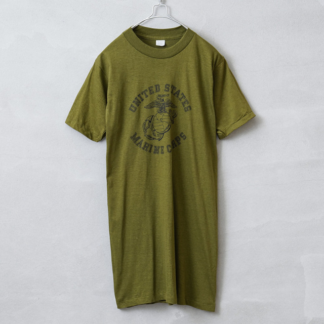 MADE IN USA デッドストック USMC（United States Marine Crops）米海兵隊 プリントTシャツ